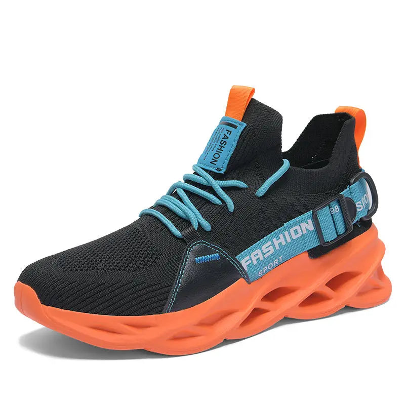 Hot Sale Fashion Purple Casual Sneakers Women Men Blade Running Shoes Big Size 48 Light Breathable Sports Shoes Men Mesh Sneaker