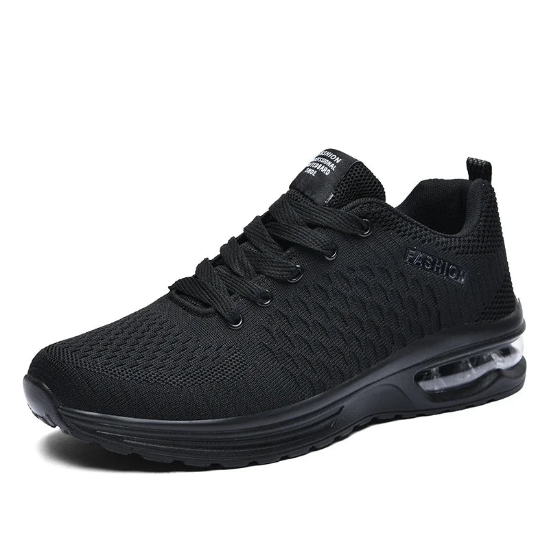 Chaussures de course pour homme, chaussures de sport de plein air, chaussures de tennis décontractées en mesh, chaussures de sport légères à lacets pour le jogging et la salle de sport, nouvelles baskets pour homme