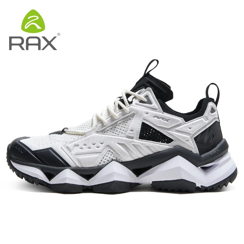 RAX winter men's and women's hiking shoes snow boots waterproof leather sports shoes super warm men's boots outdoor work shoes