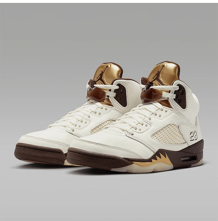 Nike äkta JORDAN damskor med luftkudde, höga sportskor i retrostil för basket DD9336-200