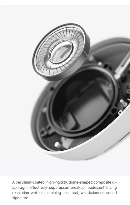 TANCHJIM RITA HiFi Bluetooth Headset Wireless/Wired LDAC ANC・ENC 40mm DMT5 Dynamic Driver Bluetooth 6.0 + 3.5mm Gaming Over-Ear