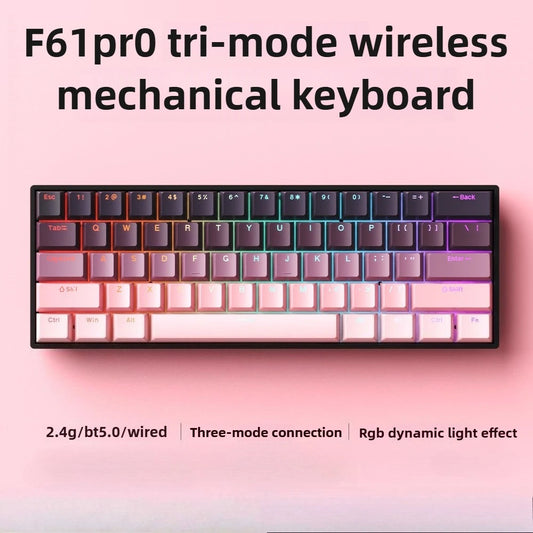 Keyboard Bluetooth Wireless Mechanical keyboards rgb Gamer teclado para tablet mecanico 60% ipad Backlit Mini usb key board