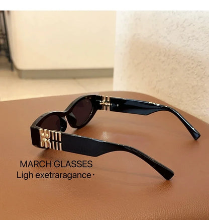 Módní oválné sluneční brýle pro ženy a muže, trendy a stylové sluneční brýle, dámské, streetové, retro, prémiové brýle, Gafas De Sol, UV400