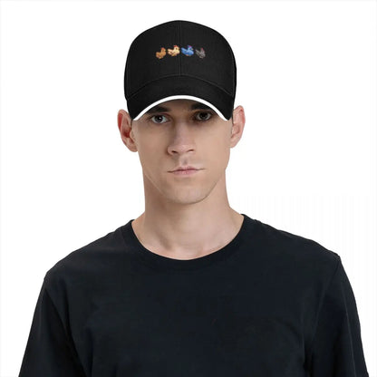 4 Chickens Stardew Valley Baseball Cap Fashion Beach Hat men Hood foam party Hat Hats For Men Women's