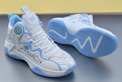 Sales Basketball Shoes Men High-top Sports Outdoor Cushioning Hombre Athletic Male Shoes Comfortable White Sneakers zapatillas