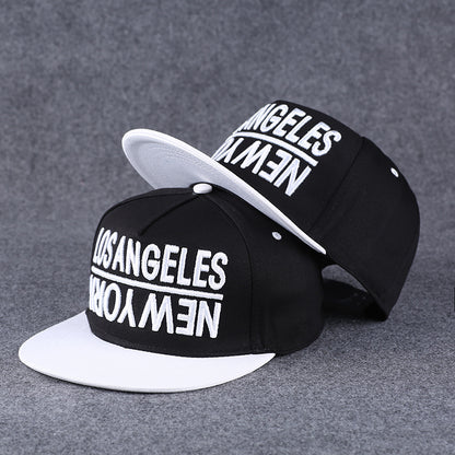 Boné de basebol unissexo com letras bordadas, estilo verão, marca tendência, ajuste traseiro, chapéu hip hop outdoor ajustável para homem e mulher, casual