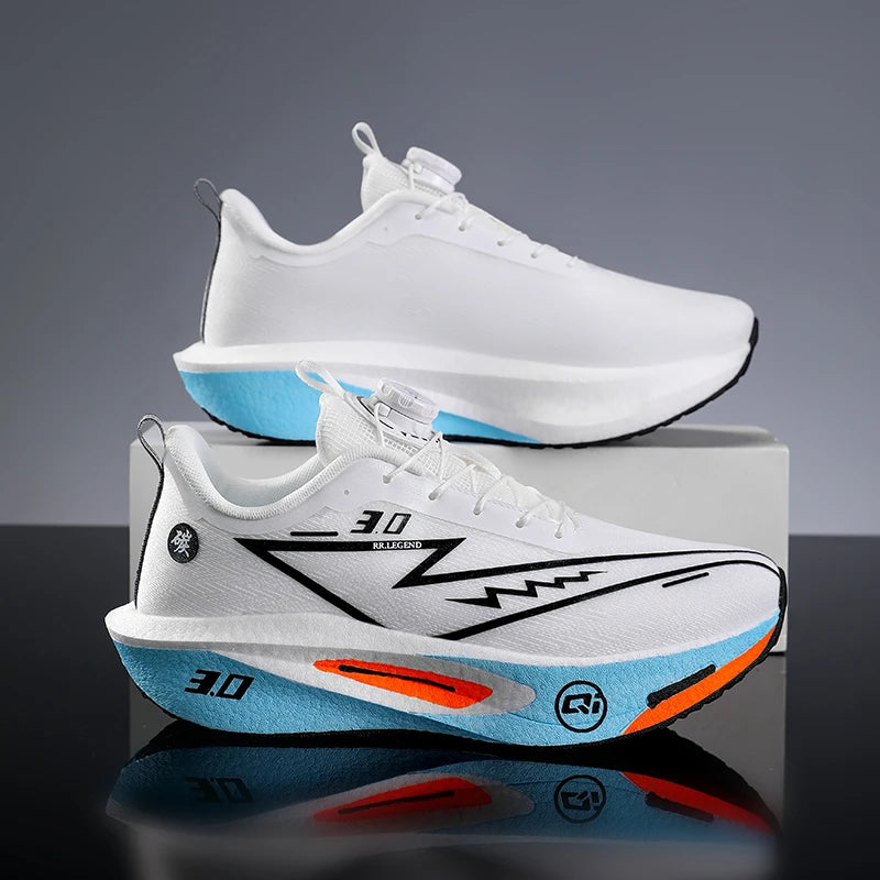 2026 Running Shoes Carbon Board Marathon Men Sports Breathable Lightweight Women's Comfy Athletic Antiskid Sneakers Casual New
