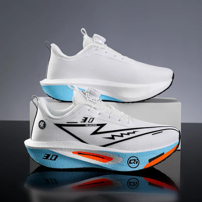 2026 Running Shoes Carbon Board Marathon Men Sports Breathable Lightweight Women's Comfy Athletic Antiskid Sneakers Casual New