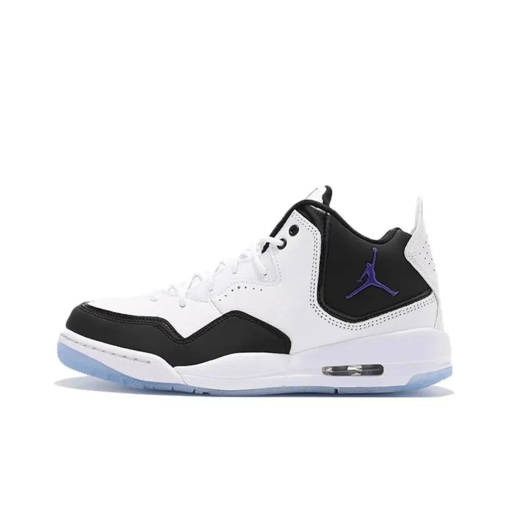 Chaussures de basket-ball Nike Jordan Courtside 23 Mid pour homme : haute performance, maintien de la cheville, amorti, adhérence sur le terrain, IO7614-101