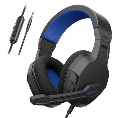 Casque de jeu NUBWO U3 avec micro, casque de jeu filaire supra-auriculaire pour PC, PS4, PS5, Xbox 1, Mac, Switch, léger avec commande intégrée