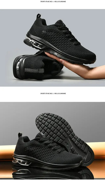 Zapatillas para hombre 2025 nuevas deportivas casuales de moda, transpirables, ligeras para running, cómodas, tallas grandes, calzado de running para hombre