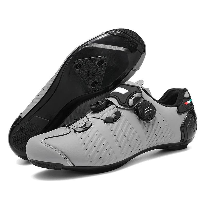 Highway bike cycling shoes, breathable and wear-resistant mountain bike cycling shoes, professional bike lock shoes Men or Women