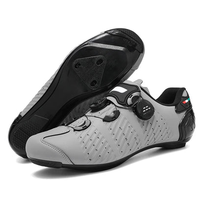 Highway bike cycling shoes, breathable and wear-resistant mountain bike cycling shoes, professional bike lock shoes Men or Women