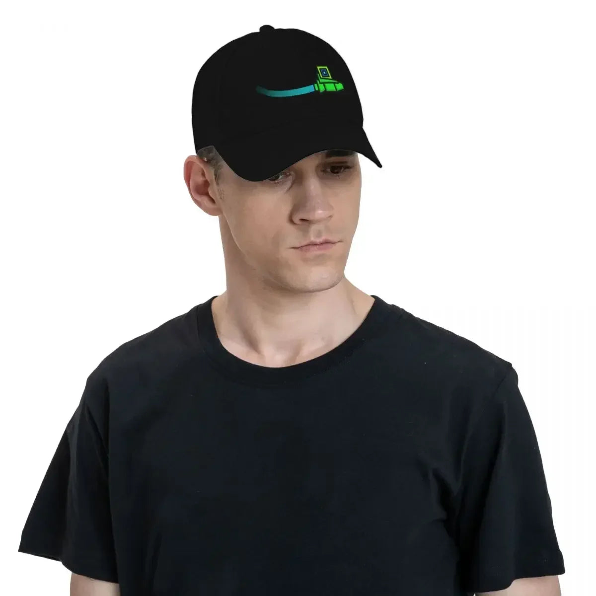 Geometry Dash Baseball Cap Anime Visor Vintage Sun Hat Women's Hats For The Sun Men's