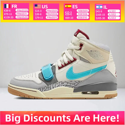 Nike Jordan Legacy 312 Hybrid -lenkkarit, klassinen fuusio-muotoilu, mukavuutta koko päiväksi, monipuolinen vapaa-ajan tyyli, unisex, FB1875-141