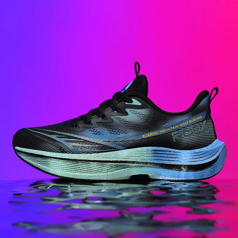 Running Shoes Men Mesh Breathable Lace-up Comfortable Marathon Sports Casual Tennis Shoes Big Size Trendy Sneakers for Man