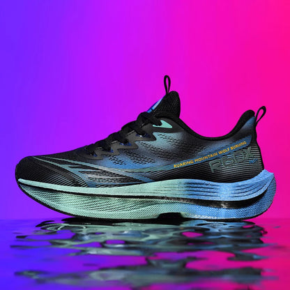 Running Shoes Men Mesh Breathable Lace-up Comfortable Marathon Sports Casual Tennis Shoes Big Size Trendy Sneakers for Man