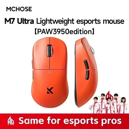 MCHOSE M7 Ultra ergonomická herná myš PAW3950 Super Sensor TOPSPEED s frekvenciou snímania 8000Hz, ľahký dizajn, Realtek Master Mice