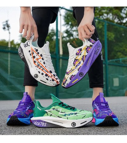 Running Shoes Carbon Board Men Marathon Sports Speciality Breathable Lightweight Women's Comfortable Athletic Outdoor Sneakers
