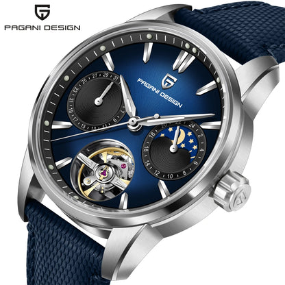 Pagani Design 2025 New 41MM Luxury Automatic Mechanical Men's Watch Stainless Steel 100m Waterproof Pilot Watch reloj hombre