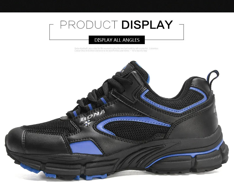 BONA Scarpe da corsa per nuovi designer Scarpe sportive da esterno traspiranti Scarpe da ginnastica leggere da donna Scarpe sportive comode da donna