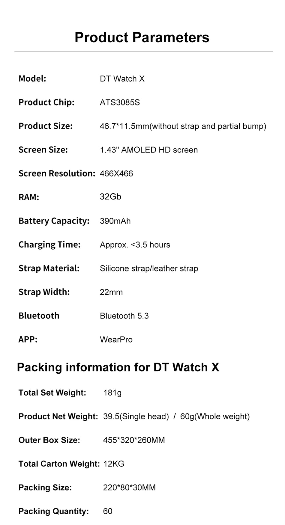 2025 New For OPPO Watch X High-End Business Watch Men 32Gb Memory Video Playback Smart Watch Sports Fitness Waterproof Bracelet