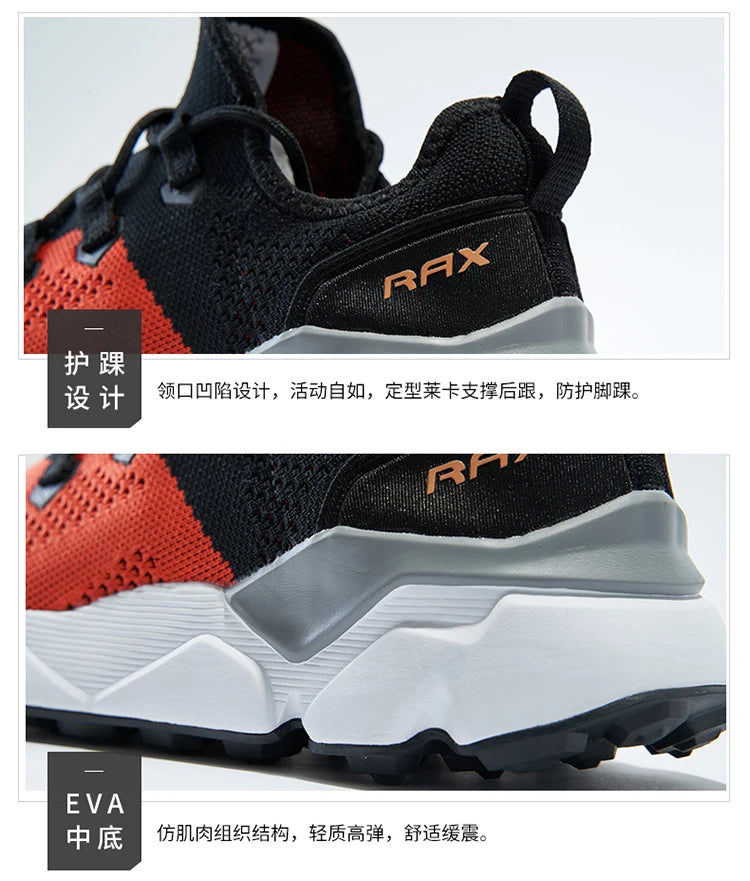 Rax Men's Running Shoes Women Breathable Jogging Shoes Men Lightweight Sneakers Men Gym Shoes Outdoor Sports Shoes Male Zapatos