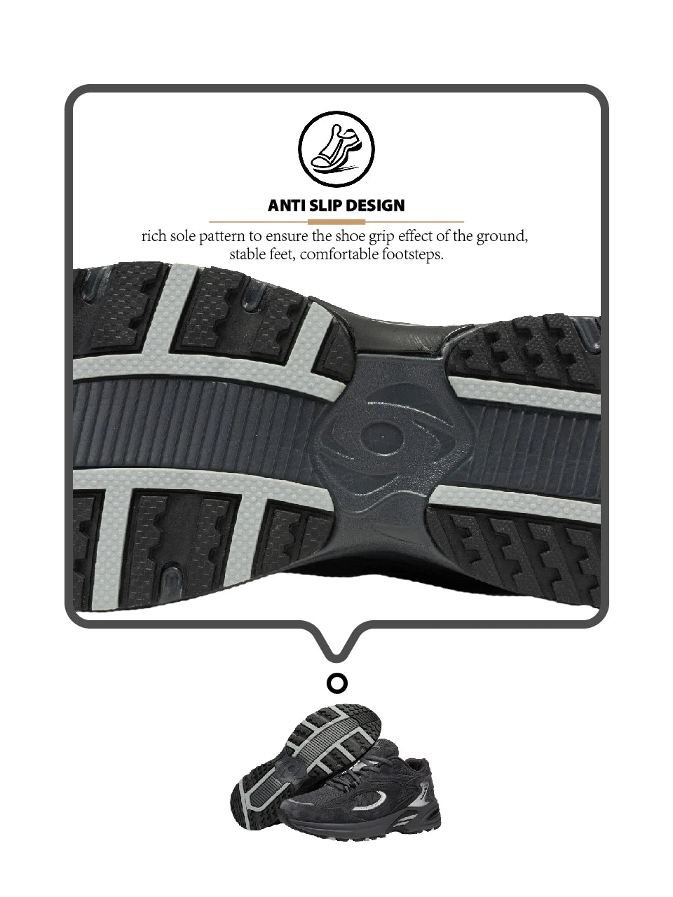Baasploa Nieuwe hardloopschoenen voor heren, outdoor, modieus, lichtgewicht sportschoenen van mesh, casual herenschoenen, ademend, antislip wandelschoenen