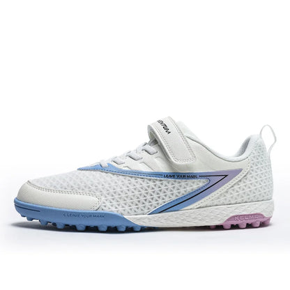 Chaussures de football pour enfants Kelme Tf Nail pour élèves du primaire – Chaussures de football à cinq sur gazon artificiel