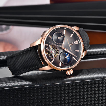 Pagani Design 2025 New 41MM Luxury Automatic Mechanical Men's Watch Stainless Steel 100m Waterproof Pilot Watch reloj hombre