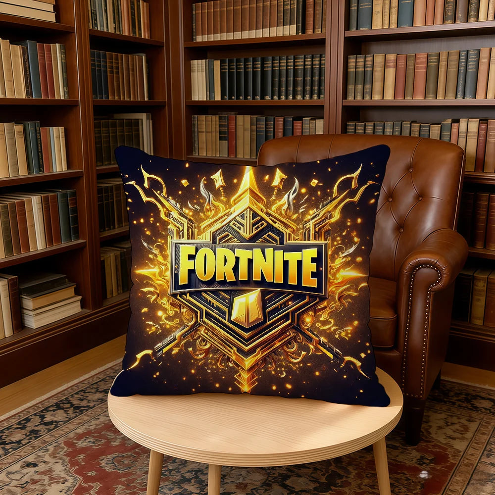 F-FORTNITE-ES Povlak na herní polštář Domácnost Kancelář Narozeniny Výročí Dárky Měkký povlak na polštář šetrný k pokožce