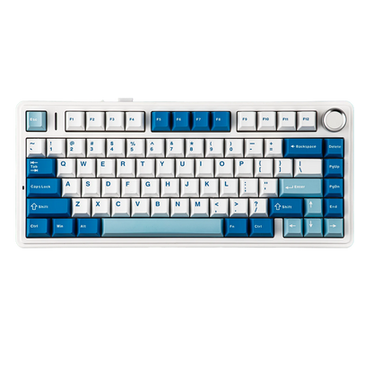 EPOMAKER x AULA F75 Ultra VIA programmierbare mechanische Tastatur, 75 %, ANSI-US-QWERTY-Layout, Gasket-Mount, kabelgebunden/Bluetooth/2.4Ghz kabellos
