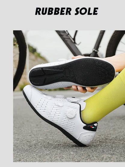 Highway bike cycling shoes, breathable and wear-resistant mountain bike cycling shoes, professional bike lock shoes Men or Women