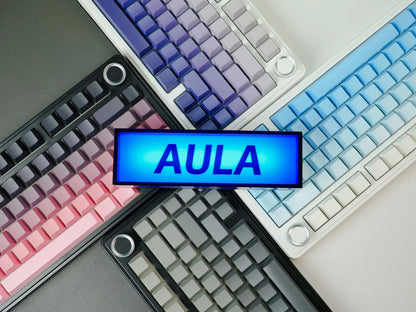 AULA F75 Pro kabellose mechanische Gaming-Tastatur mit Gasket-Mount, RGB, anpassbar, 75-%-Layout und seitlich gravierten PBT-Tastenkappen