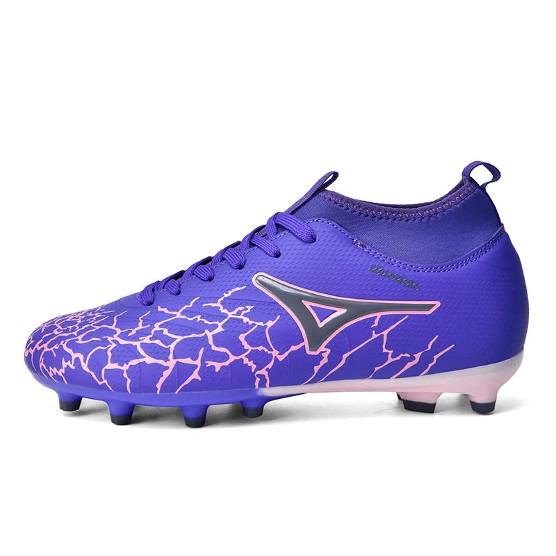 Chaussures de football pour hommes, crampons pour gazon naturel, chaussures de football unisexe, crampons longs « Society Spikes » FG, chaussures de football professionnelles, Chuteira