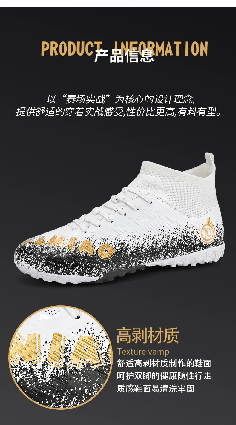 Voetbalschoenen voor heren, voetbalschoenen voor kinderen, professionele voetbalschoenen voor dames, antislip voetbalschoenen, TF/FG voetbalschoenen voor buiten