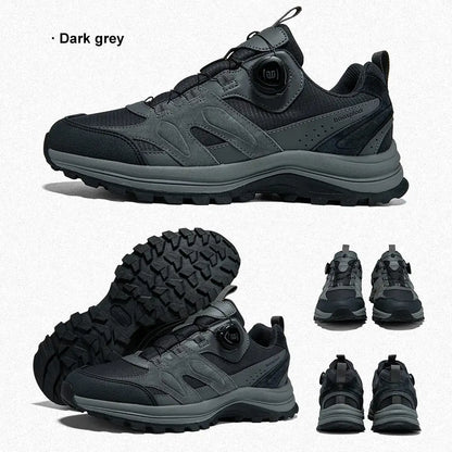 Baasploa Men's Hiking Shoes Non-Slip Wear-Resistant Outdoor Climbing Walking Shoes Comfort Inner Cotton Outdoor Sneakers