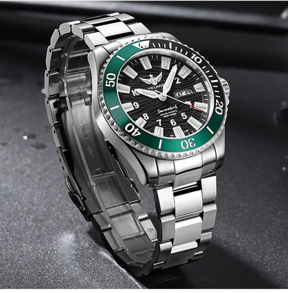 Yelang V1217 42mm Japan Eco-Drive Solar Watch Men's Watch 300M Diver Watch 30ATM Professional Waterproof Sapphire Luminous