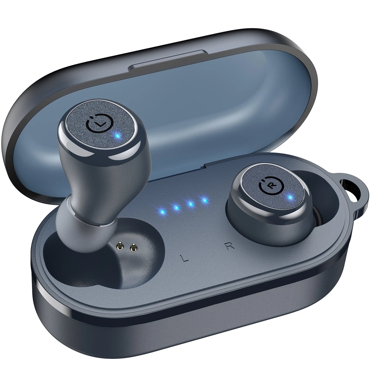 TOZO T10 Bluetooth 5.3 Earphones, Wireless Headphones, AI Enhanced Calling With Deep Bass, IPX8 Waterproof Earbuds, 45H Play
