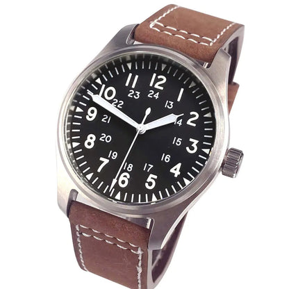 39mm Pilot Aviator Diving Watches Miyota8215 Automatic Mechanical Watch for Men 20BAR Waterproof Sapphire Crystal 316L Steel