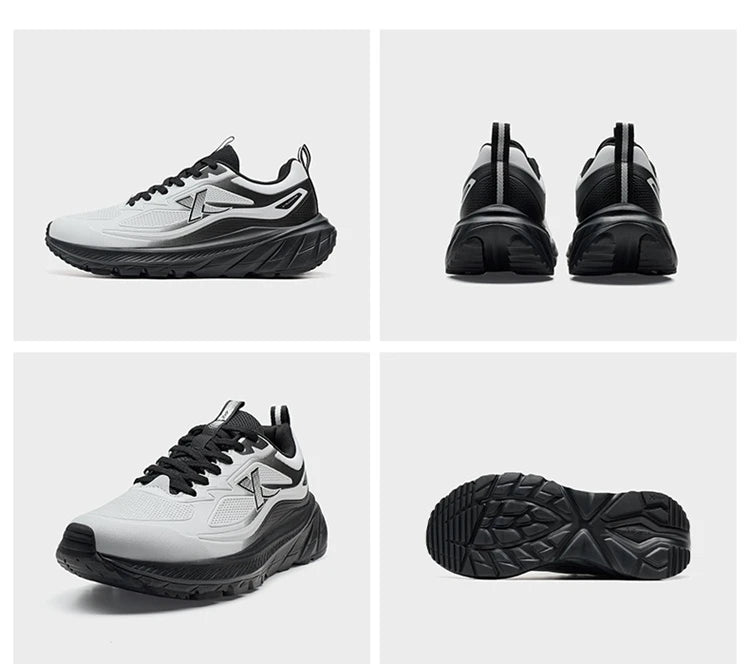 Xtep Male's Running Shoes Lightweight Breathable Shock Absorption Wear-Resistant Durability Cushioning Sneakers 875419110002