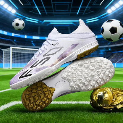 Neue Herren-Fußballschuhe, rutschfeste Indoor-Futsal-Fußballschuhe, Match-Rasenstollen, hochwertige Sneaker, Bestseller, High-Top, Outdoor