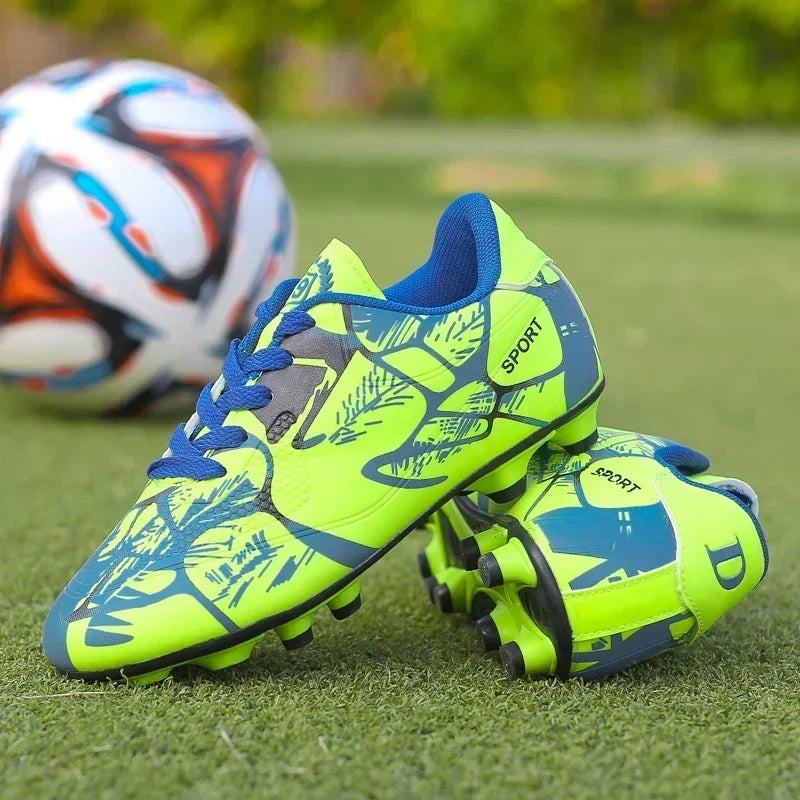 New Men Kids Soccer Shoes Non-Slip Grass Football Boots Boys Cleats Adult Professional Ultralight Training Shoes Drop Shipping