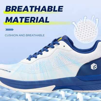 Chaussures de tennis pour homme FitVille, version large 2E, chaussures de sport d'entraînement professionnel, respirantes, antidérapantes, avec soutien de la voûte plantaire