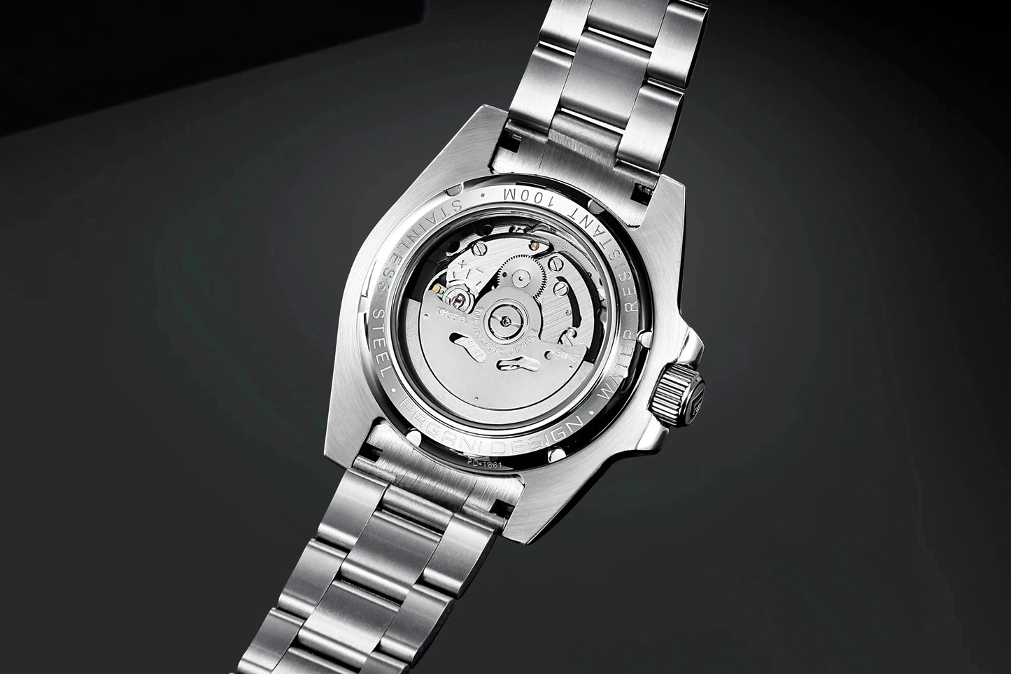 PAGANI DESIGN Fashion Men's Sports Automatic Mechanical Watch NH35 Stainless Steel Sapphire waterproof watch reloj hombre PD1661
