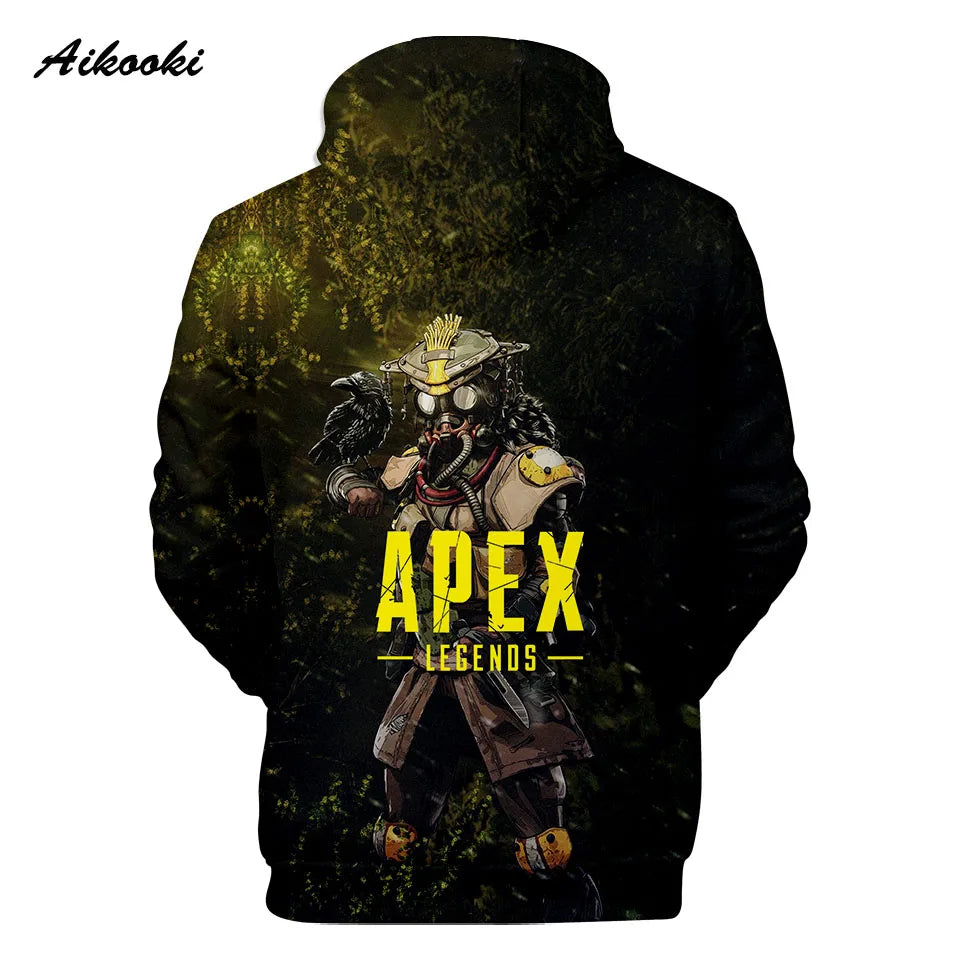 Personality 3D Printed Game Apex Legends Hoodies Sweatshirts Men Women High Quality Hoody Game Long Sleeve Plus Size Hoodies
