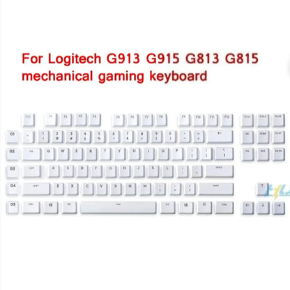 Keycap testurizzato antiscivolo trasparente retroilluminato G915 913 TKL G815 G813, compatibile con tastiera meccanica Logitech