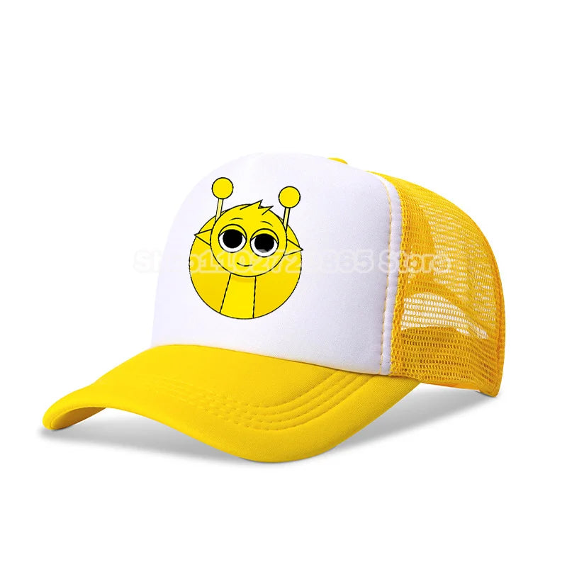 Sprunkis Baseball Cap Simple Fashion Sport Casual Headwear Popular Game Anime Figure Hats Summer Sunscreen Sun Hat Birthday Gift