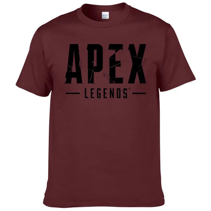 2026 Summer Streetwear T-shirt Men Fashion Casual Clothes Cotton Short Sleeve tshirt Printed Apex Legends T Shirt Harajuku Top
