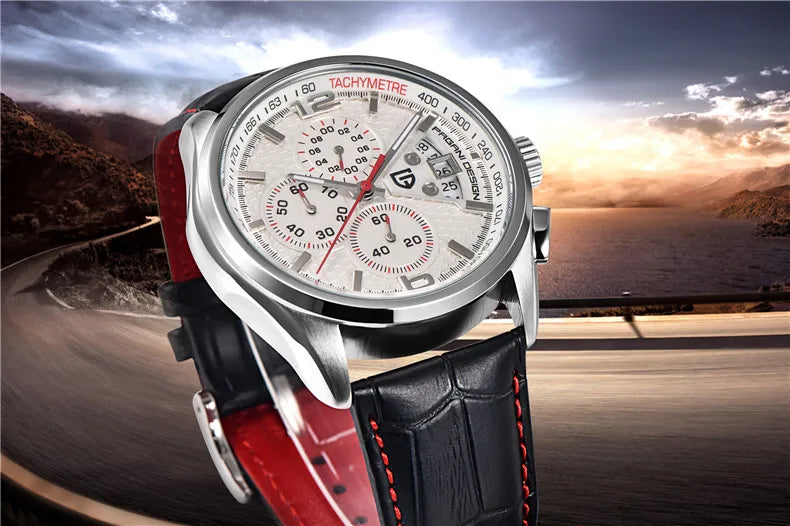 PAGANI DESIGN Chronograph Stop Watch for Men Quartz Multi-function Military Pilot Relógios Masculino Reloj Hombre Montre Homme